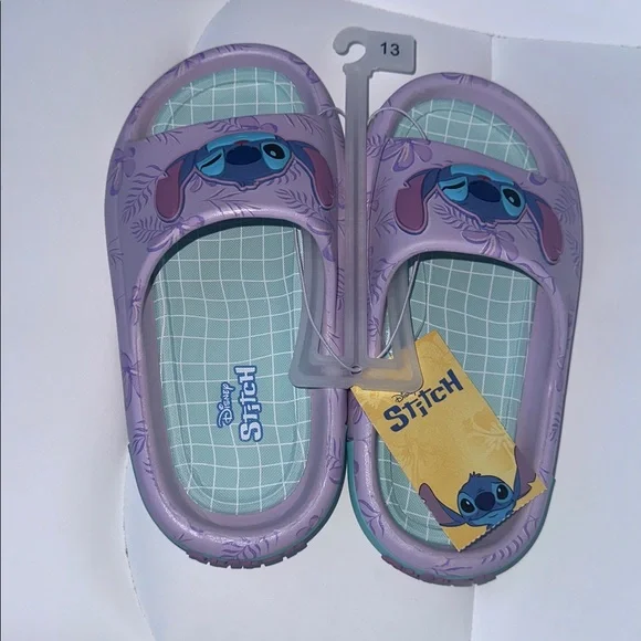 NWT Ground Up Disney Stitch Purple Slides (13) - Picture 2 of 5